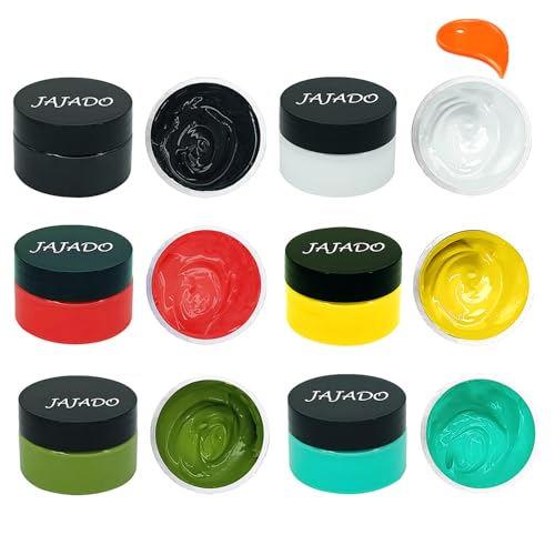 JAJADO JAJADO Chalk Paste Fabric Screen Printing Ink Chalk Paste Paint Stencils Paste Ink Self Adhesive Silk Screen Transfer Paint for Wood TShirt Cup Chalkboard DIY Home Decor