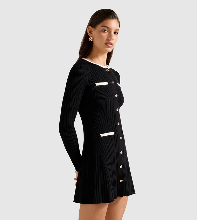 فورايفر نيو Brielle Fit and Flare Knit Mini