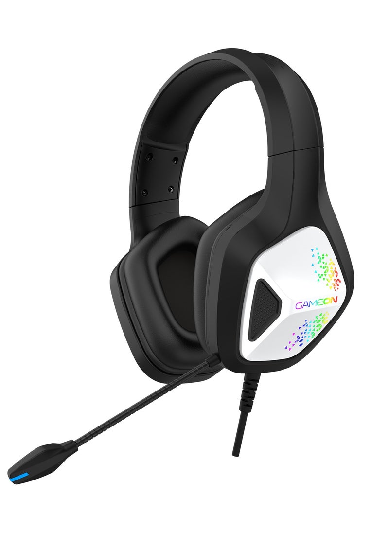 GameOn - GAMEON GOK905 Infernus Static RGB Gaming Headset Supportable for PS4 PS5 XBOX ONE PC with USB Connectivity - Image 1