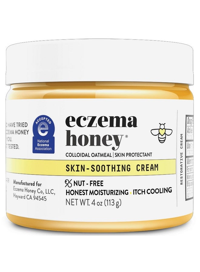 ECZEMA HONEY Nut-Free Original Skin-Soothing Cream - Honey Lotion For Dry & Sensitive Skin - Natural Eczema Cream For Adults & Kids - Itchy Relief Cream For Eczema, Psoriasis, Dermatitis & More (4 Oz) - Image 1