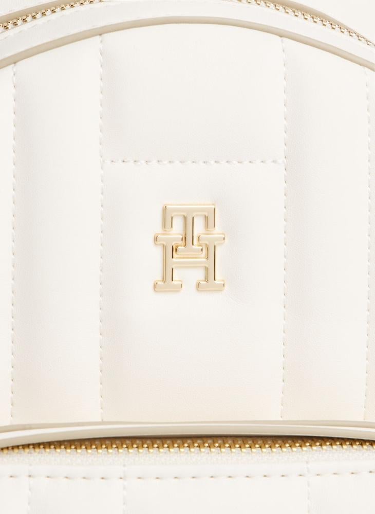 TOMMY HILFIGER Logo Detail Zip Through Backpack  - Image 4