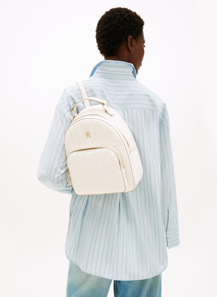TOMMY HILFIGER Logo Detail Zip Through Backpack  - Image 1