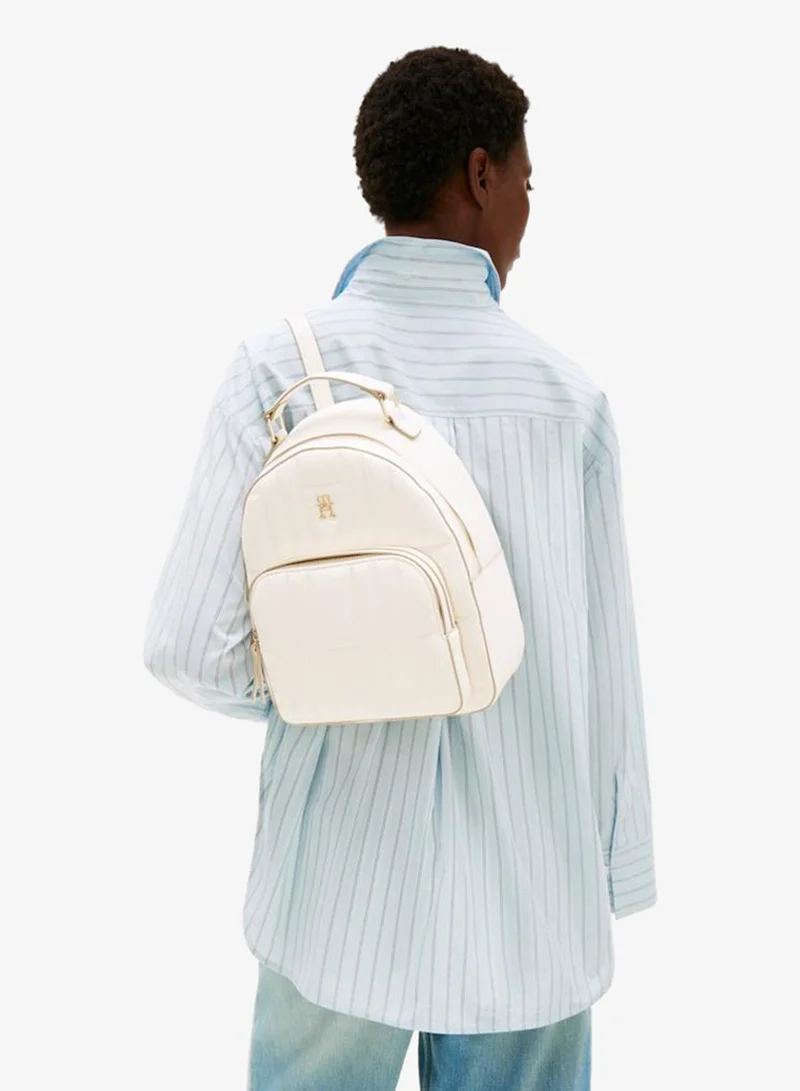 TOMMY HILFIGER Logo Detail Zip Through Backpack