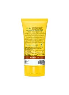 Mamaearth Ubtan Detan Sunscreen With Turmeric & Saffron 50 G Spf 50 & Pa++++ For Uvab Protection Removes Tan Brightens Skin Nongreasy & Lightweight No White Cast For All Skin Types  - Image 3