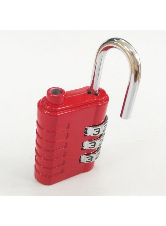 VIVITO 3 Digit Combination Locks for Luggage | Travel Safety Padlocks for International Travelling (Multicolor 1 Pack of Four Piece) - Image 5
