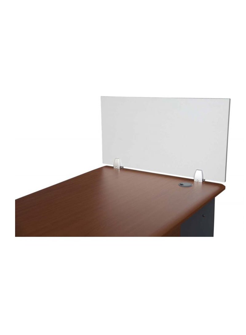 Mahmayi 75 Silver Wood Divider Panel For Workspace Partitions In Office - Image 1