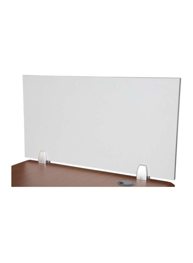 Mahmayi 75 Silver Wood Divider Panel For Workspace Partitions In Office - Image 4