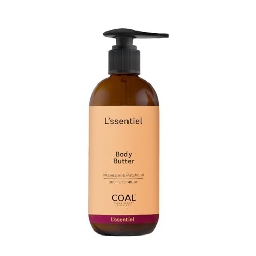 COAL CLEAN BEAUTY COAL Clean Beauty Body Butter with Mandarin Patchouli Hydrates Nourishes Dry Skin Men Women All Skin Types 300ml - Image 1