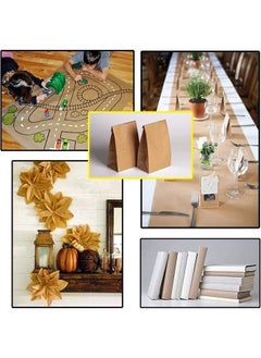 Brown Kraft Paper Roll (45cm X 30m) Biodegradable Recycled Material - Arts & Crafts Gift Packing Wrapping Table, Book Cover & Student Drawing Painting Wall Art Rolls, Parchment Paper