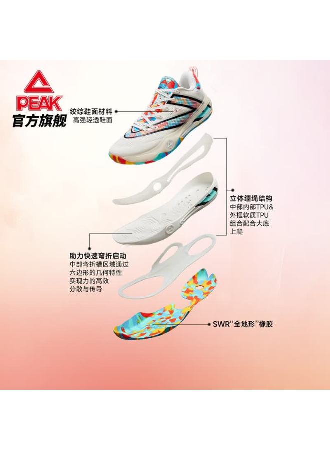 Peak Taiji Huanjue 3.0 Basketball Shoes For Men, Summer Professional Basketball Sneakers With Shock Absorption And Non-slip Features, Sports Shoes Da540031