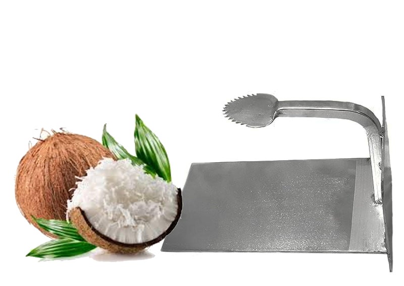 MEXZA™ Stainless Steel Coconut Scraper|Tabletop Handy Movable Coconut Scraper|Shredder| Peeler|Chopper|Grater|| Chirava Grater Thengai Thuruvi for Kitchen - Image 2