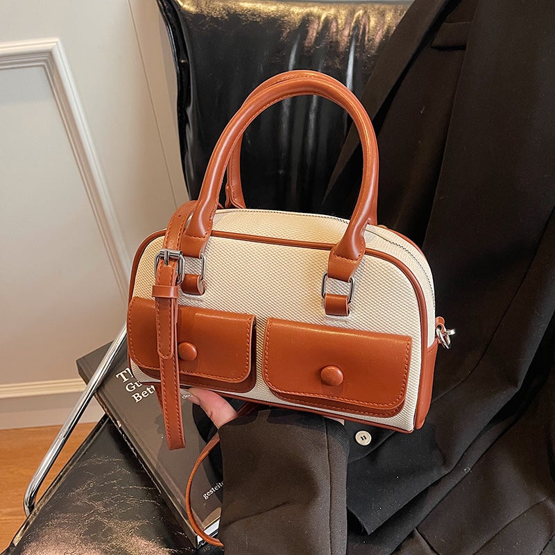 Super Popular Small Bag For Women Fashion Satchel Bowling Bag Versatile High-End Single Shoulder Crossbody Bag - Image 2