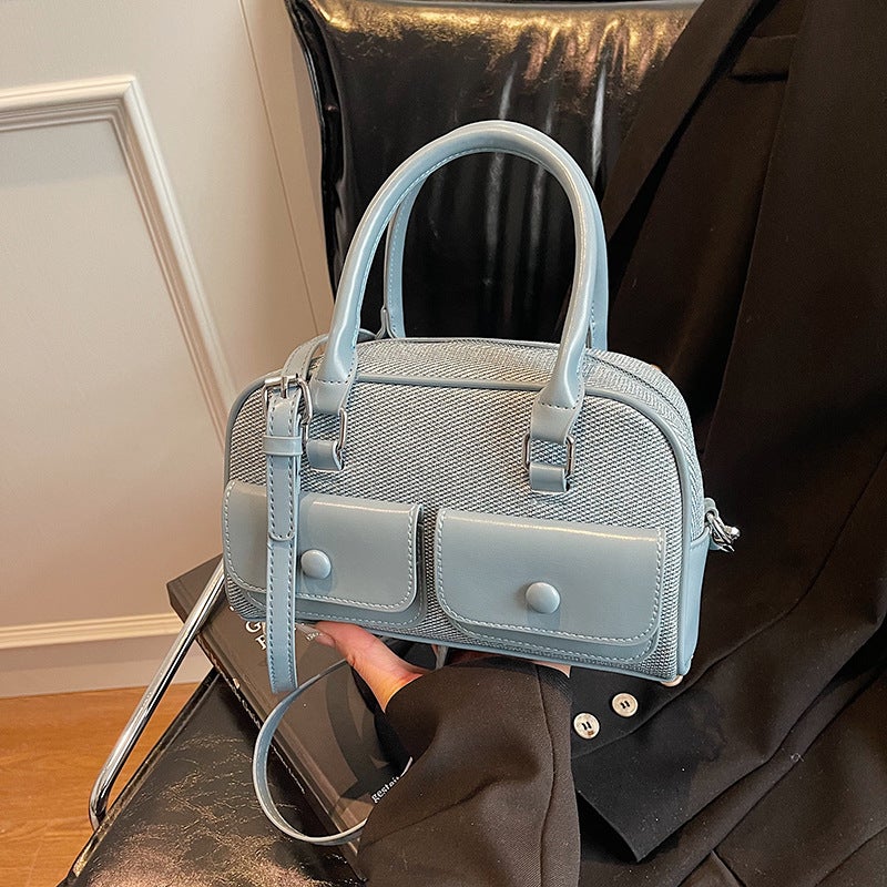 Super Popular Small Bag For Women Fashion Satchel Bowling Bag Versatile High-End Single Shoulder Crossbody Bag - Image 3