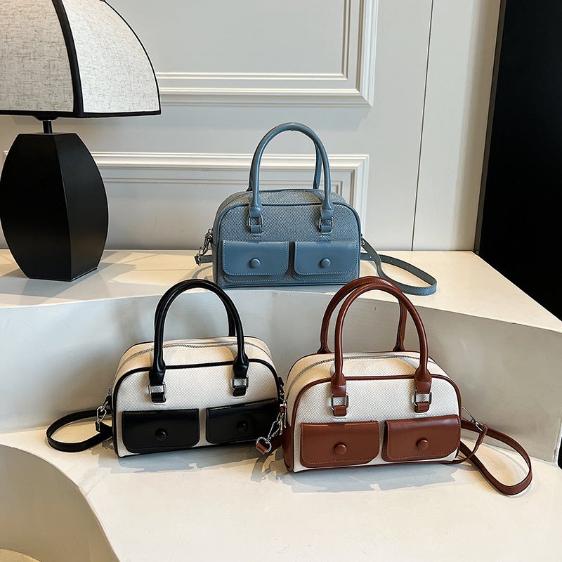 Super Popular Small Bag For Women Fashion Satchel Bowling Bag Versatile High-End Single Shoulder Crossbody Bag - Image 5