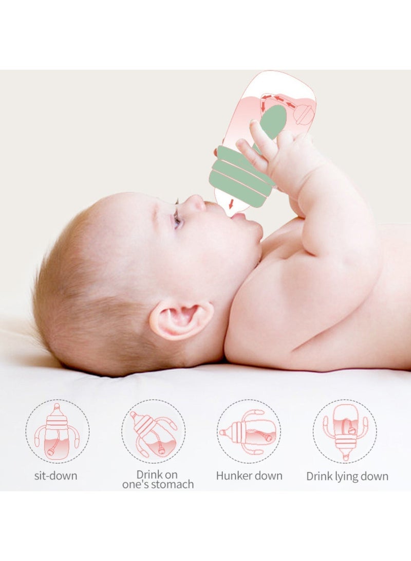 Twisoo Baby Feeding Bottle Wide Neck PPSU, 240ML – BPA-Free Baby Feeder, Milk Powder Feeding Bottle for Infants, Durable, Lightweight, Leak-Proof Design, Safe for Newborns and Toddlers (Green) - Image 4