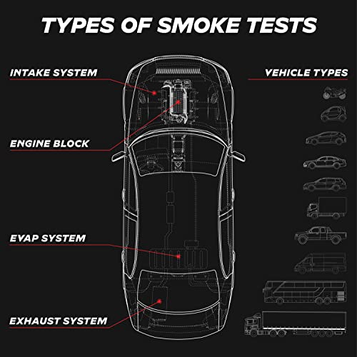 AutoLine Pro EVAP High Volume Smoke Machine Leak Tester – Shop Series - Automotive Smoke Tester for Vacuum Leak Detection - Car Smoke Machine with Ceramic Smoke Coil and Best Ranked Smoke Fluid - Image 4
