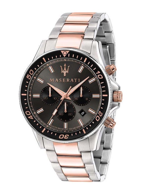 Maserati Men Sfida Chronograph Analog Black Dial Color Watch R8873640002