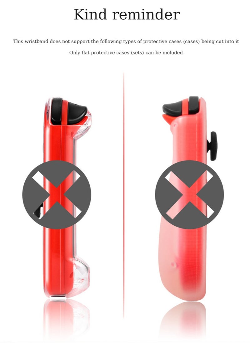IINE 2 Packs Dance Switch Wristband, Wrist Bands for Dance Switch 2024 2023 2022 2021 2020,Switch Boxing Grips,Compatible with Nintendo Switch Boxing Game Adjustable Elastic Straps for Joy-Cons Controller  - Image 5