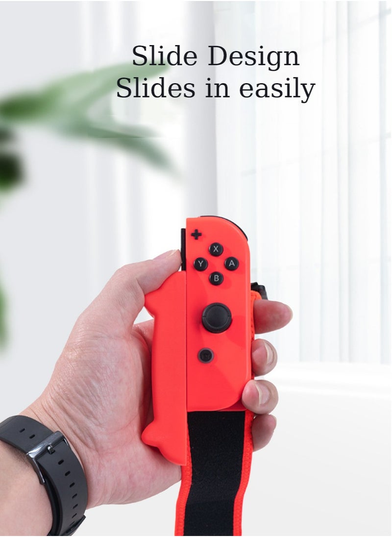 IINE 2 Packs Dance Switch Wristband, Wrist Bands for Dance Switch 2024 2023 2022 2021 2020,Switch Boxing Grips,Compatible with Nintendo Switch Boxing Game Adjustable Elastic Straps for Joy-Cons Controller  - Image 4