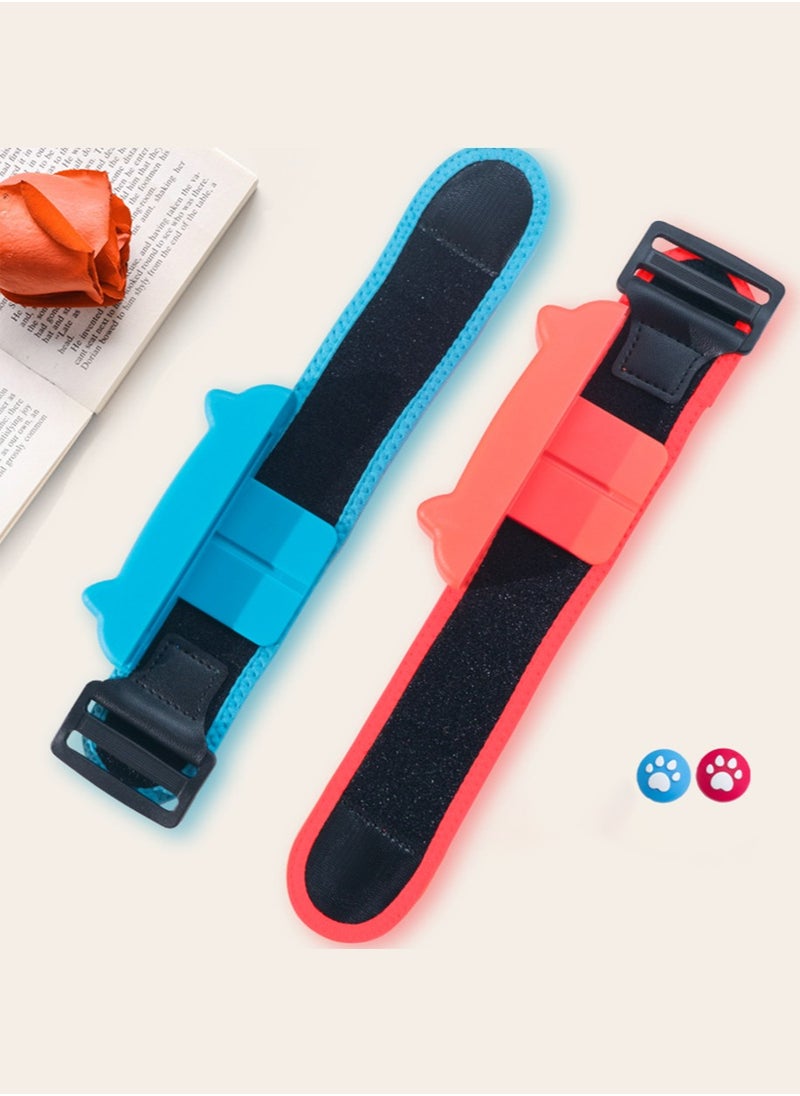 IINE 2 Packs Dance Switch Wristband, Wrist Bands for Dance Switch 2024 2023 2022 2021 2020,Switch Boxing Grips,Compatible with Nintendo Switch Boxing Game Adjustable Elastic Straps for Joy-Cons Controller  - Image 1