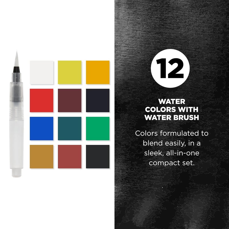 Sakura Koi Watercolors Field Box Set of 12 Colors, Assorted - Image 2