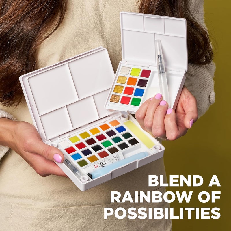 Sakura Koi Watercolors Field Box Set of 12 Colors, Assorted - Image 5