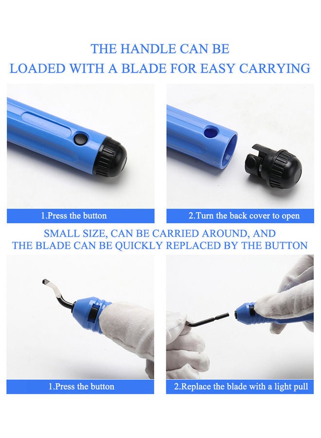NIBEMINENT Metal Deburring Cutter Set Blue  - Image 4