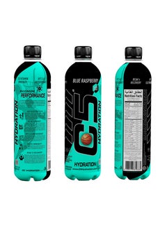 C5 C5 HYDRATION Blue Raspberry Electrolytes & Vitamin Water- Zero Sugar, 20 Calorie BCAA for Recovery -VIT B ENERGY, VIT C & E ANTIOXIDANT, VIT D3 for IMMUNITY - Refreshing Ramadan Drink Pack of 12  - Image 3