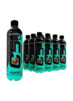 C5 C5 HYDRATION Blue Raspberry Electrolytes & Vitamin Water- Zero Sugar, 20 Calorie BCAA for Recovery -VIT B ENERGY, VIT C & E ANTIOXIDANT, VIT D3 for IMMUNITY - Refreshing Ramadan Drink Pack of 12  - Image 1