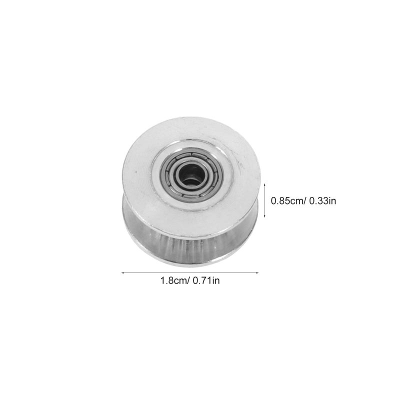 Aluminum Alloy 20 Teeth 3mm Bore 2GT Timing Belt Pulley Set for 3D Printer CNC Drive - Image 3
