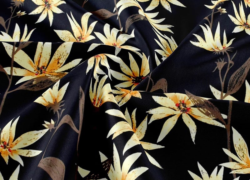 DECOREZA 350 TC Queen Size Elastic Fitted Bedsheet with Deep Pocket Cotton Feel Bed Sheet for Double Bed, Soft, Breathable & Wrinkle-Resistant, Includes 2 Pillow Covers, Size - 60"x78" Space Leaves - Image 4