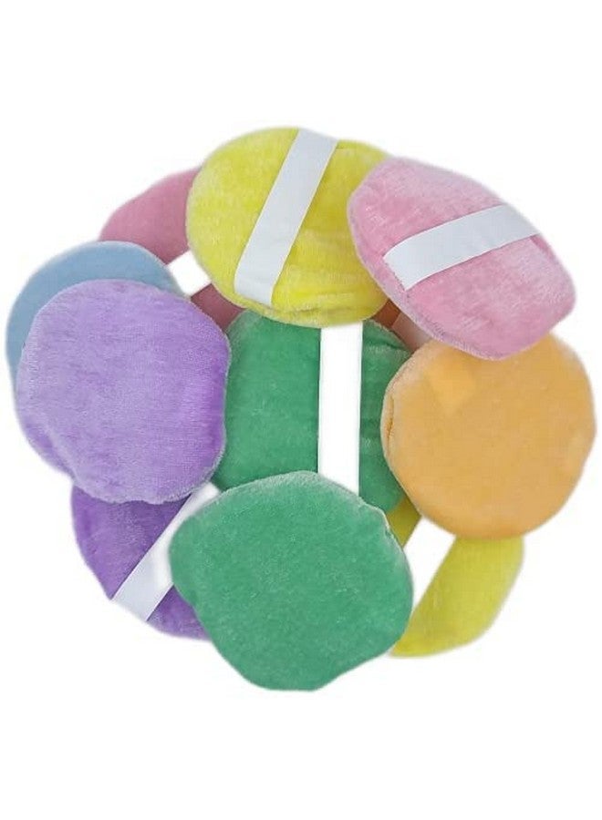 ادفانسد إستور مجموعة إسفنجة المكياج المتقدمة للعناية بالوجه، إسفنجة مكياج مستديرة للوجه، إسفنجة مزج، إسفنجة مكياج قطنية مع حزام لبودرة الأساس وبودرة الجسم المعدنية السائبة، 8 قطع - Image 4