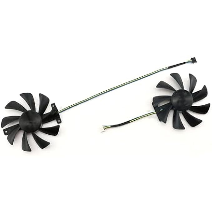 GRAPHICS CARD COOLING FAN REPLACEMENT CF9015H12S VIDEO CARD COOLER FOR ZOTAC RTX2080TI 2080 TWIN FAN REPAIR PART (1SET) - Image 1