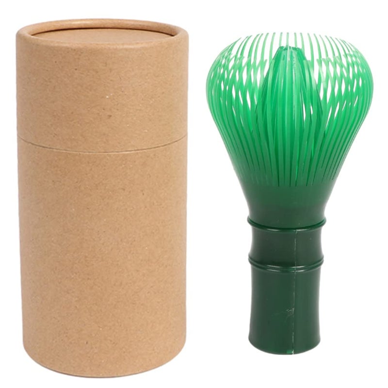 OUGETHER Resin Matcha Whisk Chasen Brush Tools For Matcha Green Tea Powder Reusable Powder Whisk Prepare Japanese Matcha Tea (Green) - Image 1