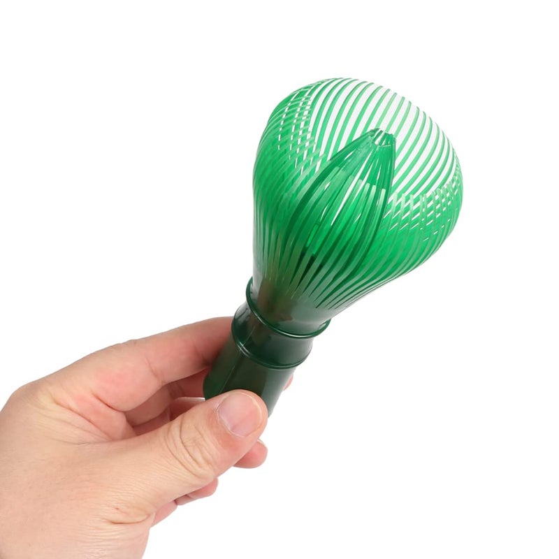 OUGETHER Resin Matcha Whisk Chasen Brush Tools For Matcha Green Tea Powder Reusable Powder Whisk Prepare Japanese Matcha Tea (Green) - Image 5