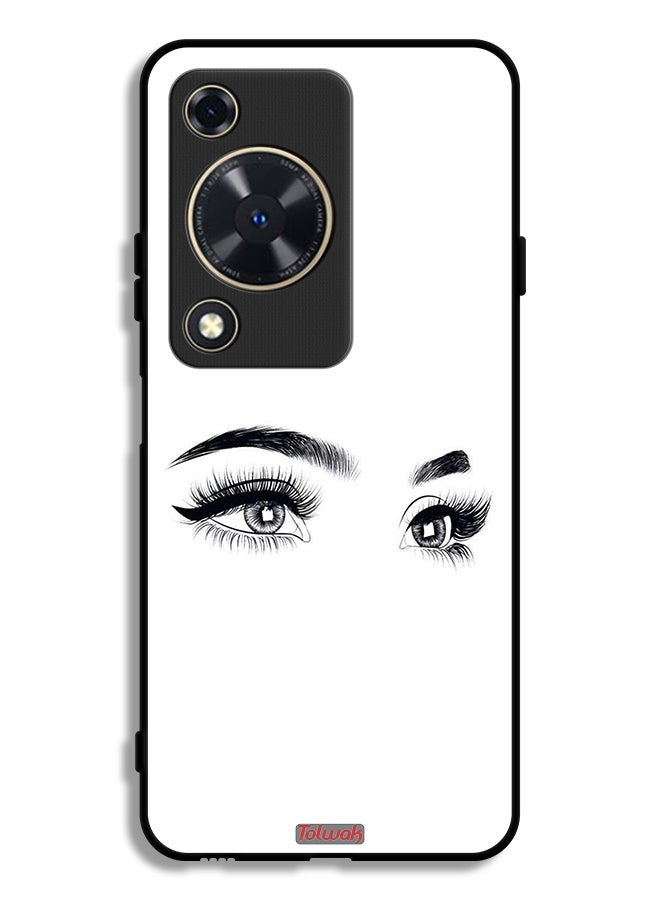 Tolwak Huawei Nova Y72S Protective Case Cover Eyes Art