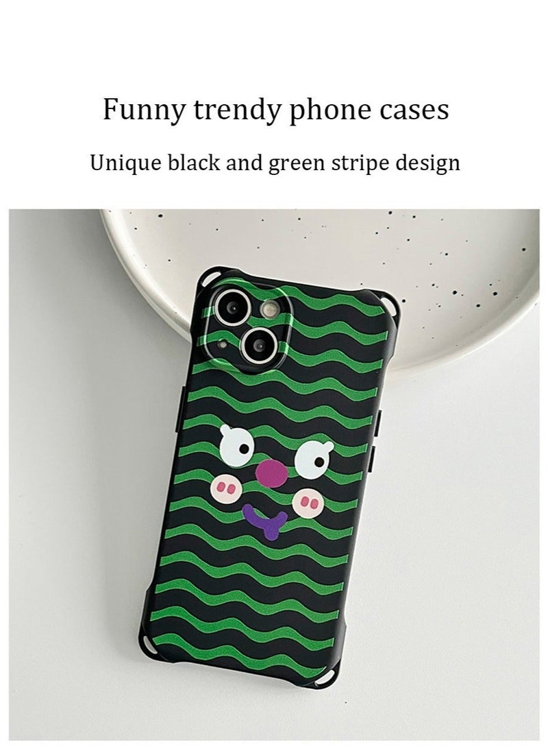 X-level iPhone 15 Plus Case with Strap Crossbody Cover Neck Cord Lanyard Soft Silicone Shell Adjustable Wrist Tether Safety Straps Mobile Phone Accessories for Apple iPhone 15 Plus(2023)(Black/Green) - Image 4