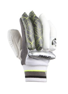 SG OPTIPRO X  Batting Gloves Small Junior RH  | Leather | Sponge-Padder Spacer Mesh Back For Better Fit and Comfort  - Image 2