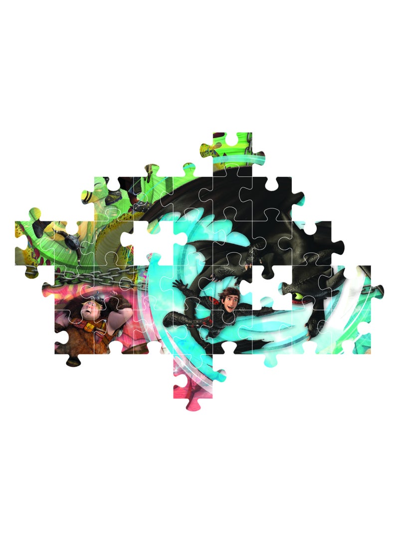 Clementoni Puzzle Dragons Trainer 104-Pieces | Jigsaw Puzzle | Children's Puzzle | Preschool Learning Toys | Develops Problem Solving Skills | Made in Italy - Image 2