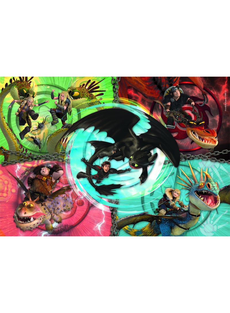 Clementoni Puzzle Dragons Trainer 104-Pieces | Jigsaw Puzzle | Children's Puzzle | Preschool Learning Toys | Develops Problem Solving Skills | Made in Italy - Image 3