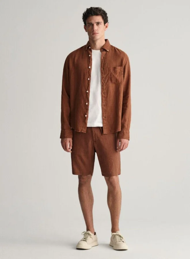 GANT Gant Regular Fit Garment-Dyed Linen Shirt