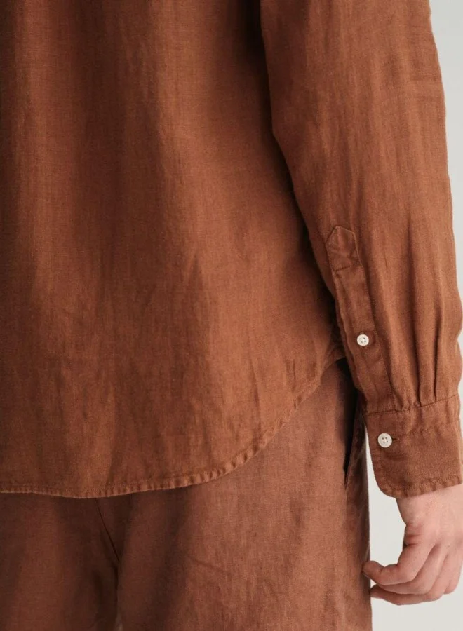 GANT Gant Regular Fit Garment-Dyed Linen Shirt