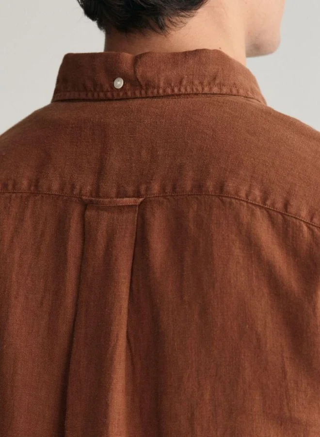GANT Gant Regular Fit Garment-Dyed Linen Shirt
