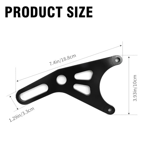 EATAKWARD Rear Brake Caliper Bracket, 8.7 Inch Disc Brake Adapter, 3.2Inch Radial Caliper, Replacement for Electric Scooters, Motorcycle, Monkey Bikes, and M3 M5 - Image 4