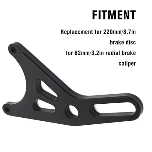 EATAKWARD Rear Brake Caliper Bracket, 8.7 Inch Disc Brake Adapter, 3.2Inch Radial Caliper, Replacement for Electric Scooters, Motorcycle, Monkey Bikes, and M3 M5 - Image 5