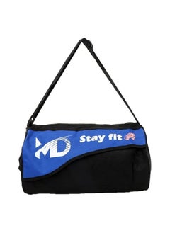 M D Stay Fit MD STAY FIT Unisex Duffle Bag For Gym Size 40.2 x 27.9 cm - Black And Blue MD-1122 