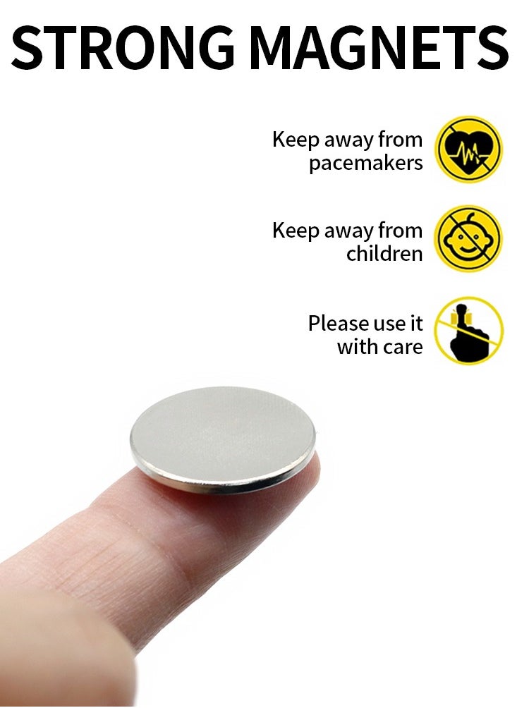 Generic - 20Pcs 0.79x0.08inch Magnet Round NdFeB Permanent Magnetic imanes Refrigerator Magnets Office magnets 20x2mm - Image 1