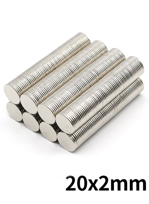 20Pcs 0.79x0.08inch Magnet Round NdFeB Permanent Magnetic imanes Refrigerator Magnets Office magnets 20x2mm
