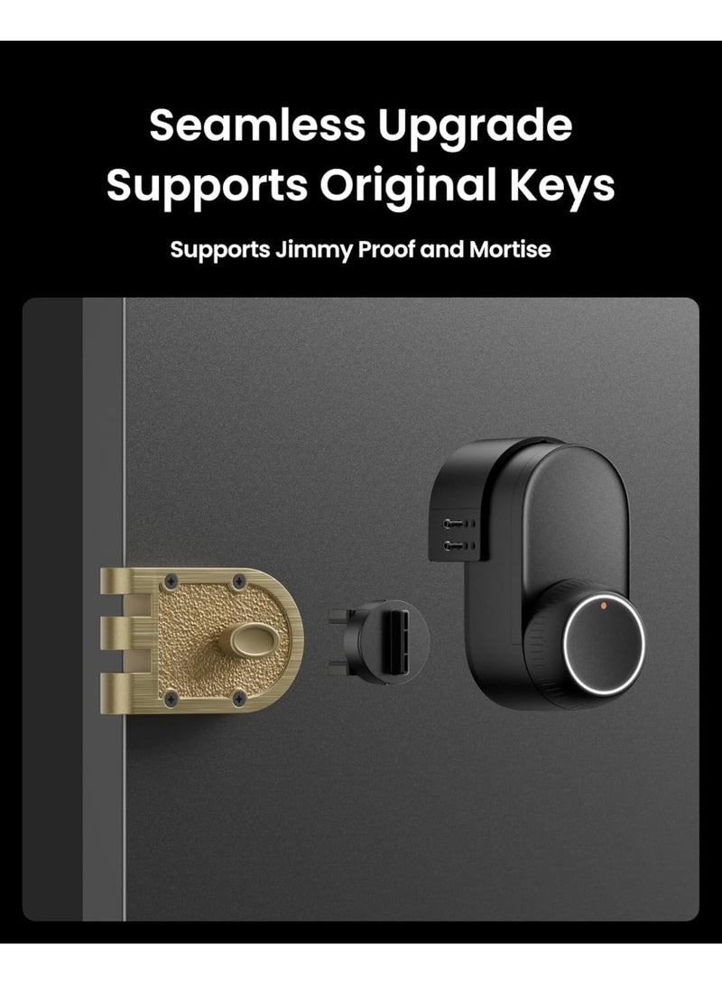 SwitchBot Lock Ultra Adapter Kit – Smart Door Lock Accessory, Easy Installation, Universal Fit for SwitchBot Lock, Compatible with Home Security Automation, DIY Smart Home Upgrade - Image 2