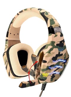 Stereo Gaming Headset GP60M Wired Built-in Microphone and Noise Isolation 3.5mm Jack for Mobile, PS4, and Multi-Platform Gaming -  Camouflage